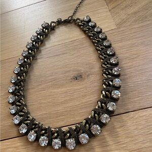 Lydell NYC Vintage Statement Necklace in Antique Gold